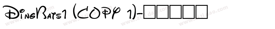 DingBats1 (COPY 1)字体转换